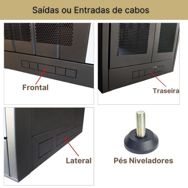 rack servidor left server 08